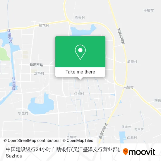 中国建设银行24小时自助银行(吴江盛泽支行营业部) map
