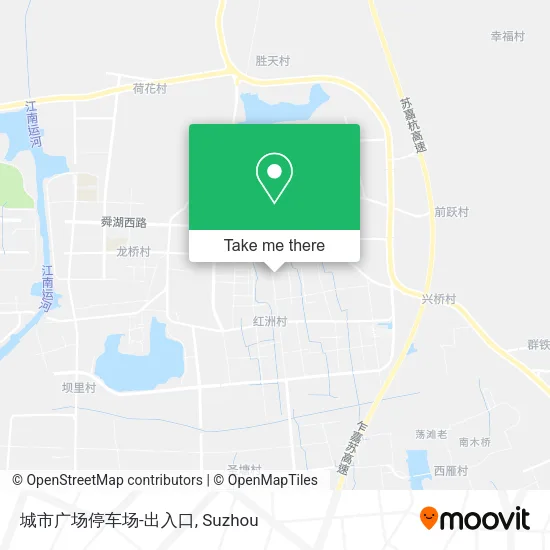 城市广场停车场-出入口 map