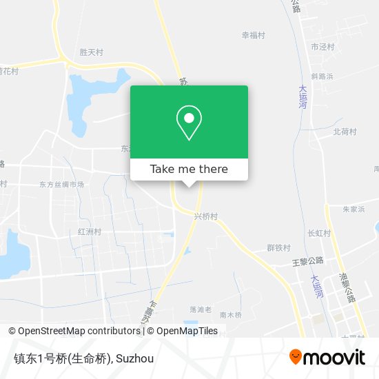 镇东1号桥(生命桥) map