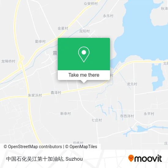 中国石化吴江第十加油站 map