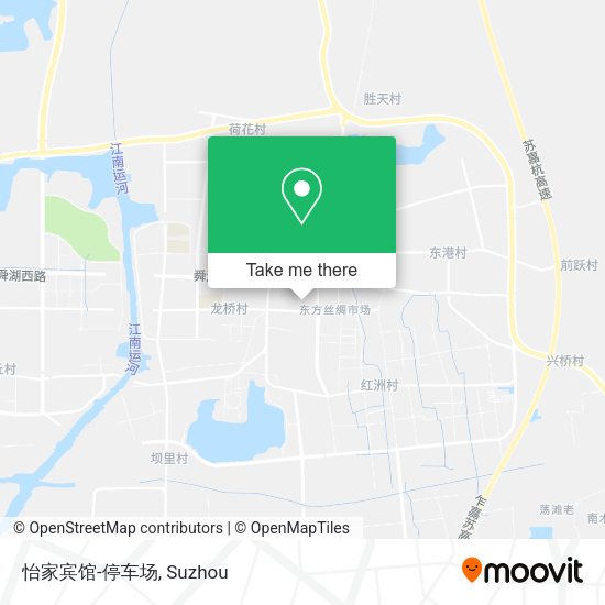 怡家宾馆-停车场 map