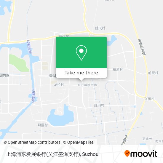 上海浦东发展银行(吴江盛泽支行) map
