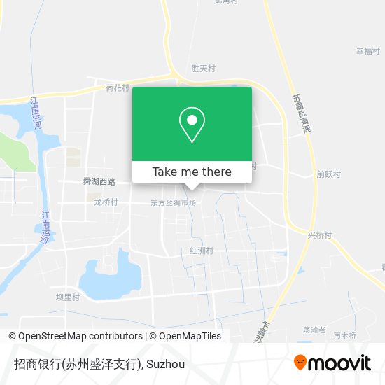 招商银行(苏州盛泽支行) map