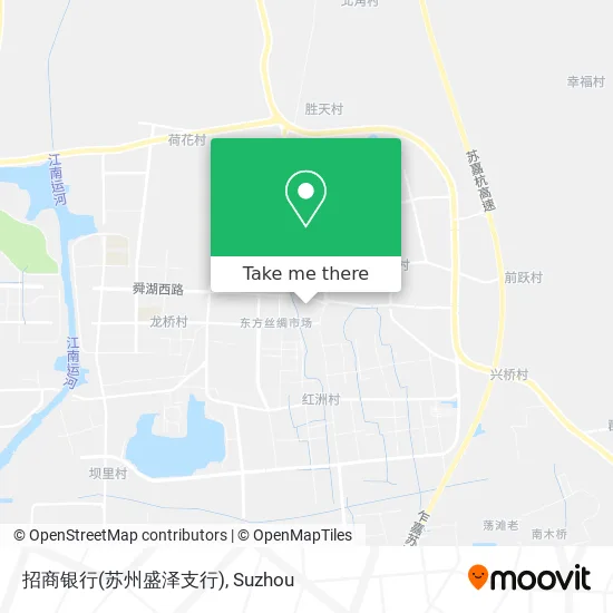 招商银行(苏州盛泽支行) map