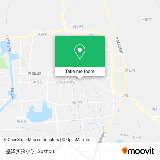 盛泽实验小学 map