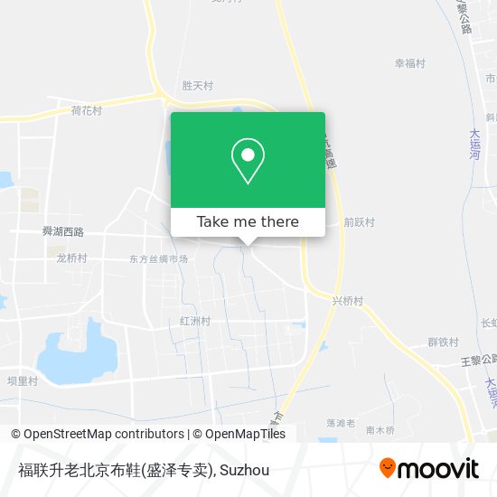 福联升老北京布鞋(盛泽专卖) map