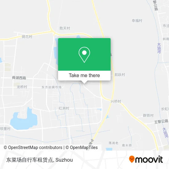 东菜场自行车租赁点 map