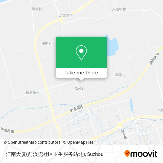 江南大厦(前浜兜社区卫生服务站北) map