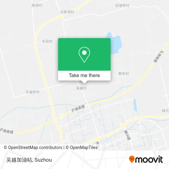 吴越加油站 map