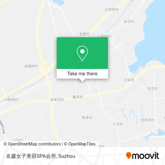 名媛女子美容SPA会所 map