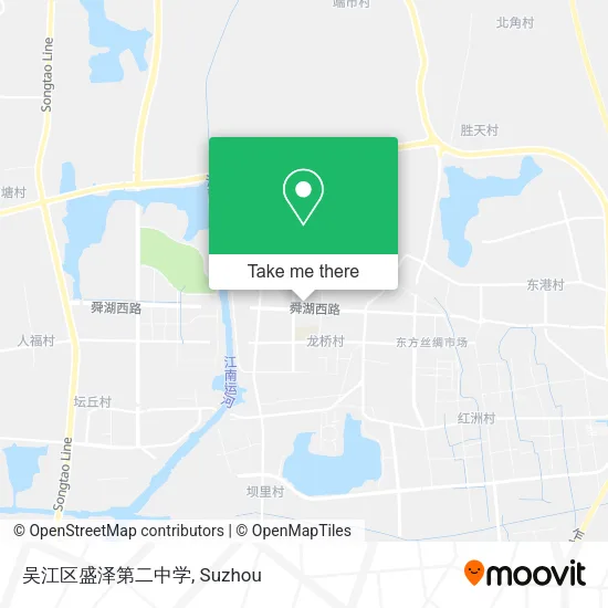 吴江区盛泽第二中学 map