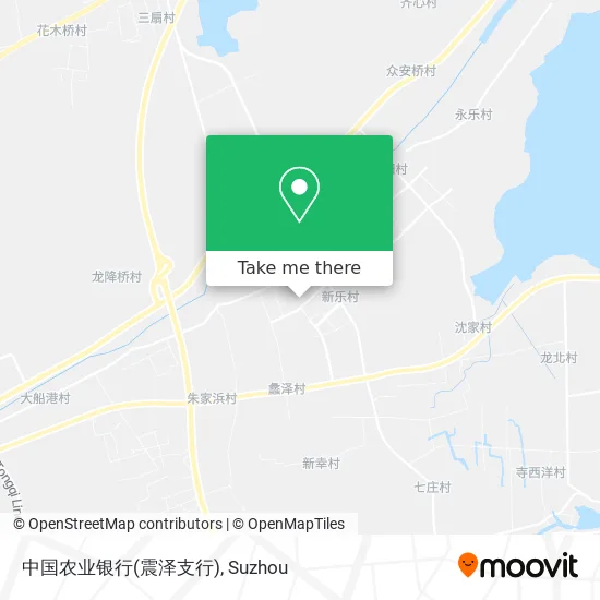 中国农业银行(震泽支行) map