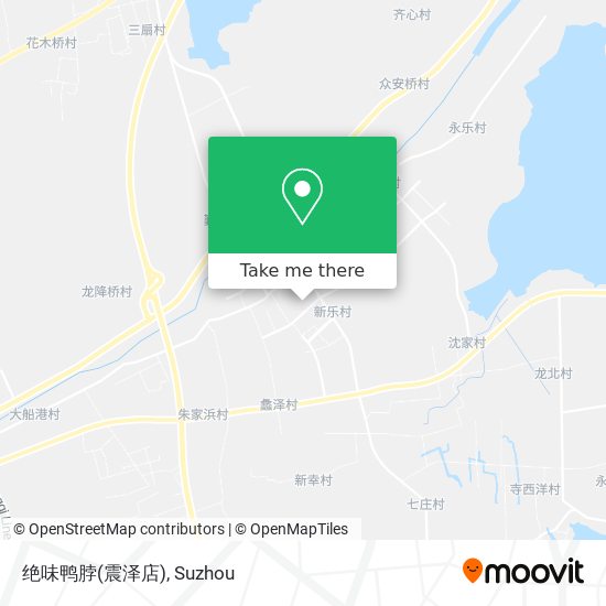 绝味鸭脖(震泽店) map