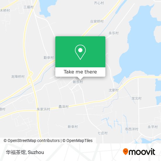 华福茶馆 map