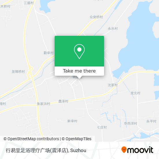 行易堂足浴理疗广场(震泽店) map