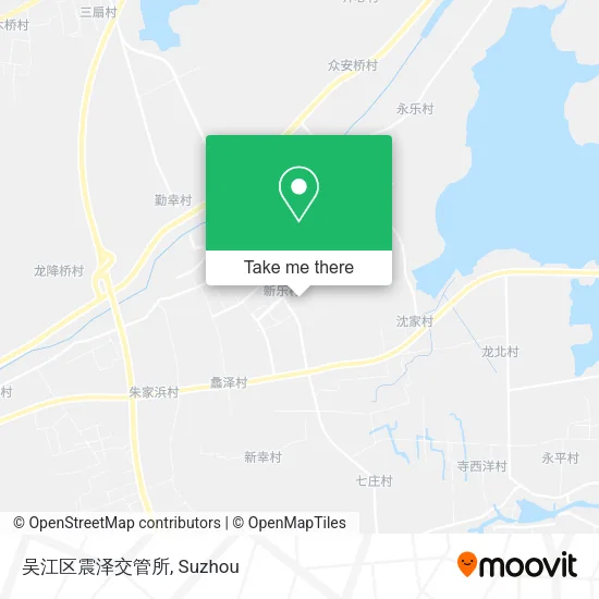 吴江区震泽交管所 map