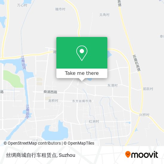 丝绸商城自行车租赁点 map