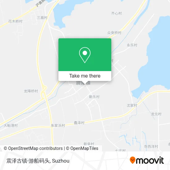 震泽古镇-游船码头 map