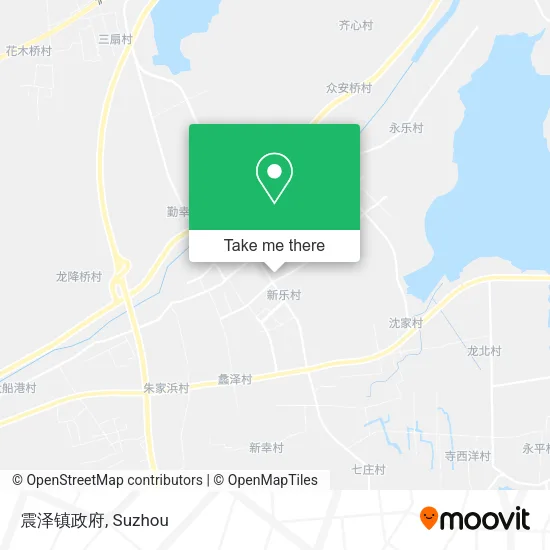 震泽镇政府 map