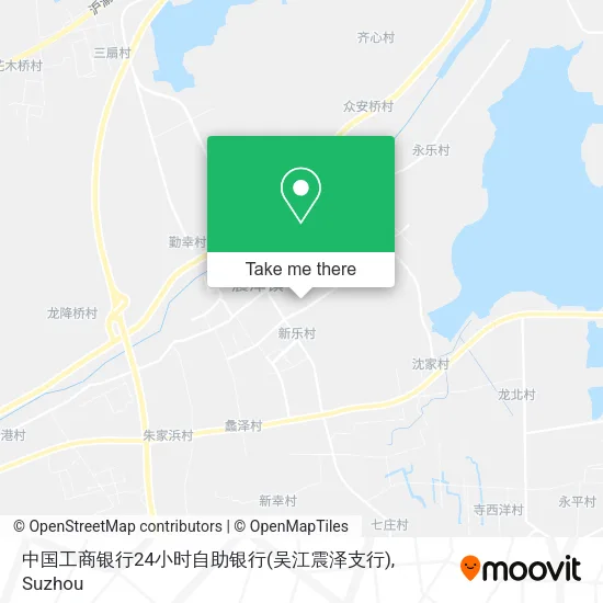 中国工商银行24小时自助银行(吴江震泽支行) map