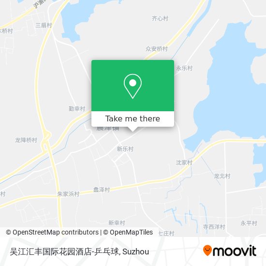 吴江汇丰国际花园酒店-乒乓球 map