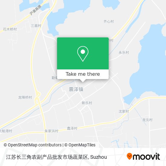 江苏长三角农副产品批发市场蔬菜区 map