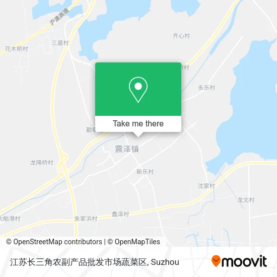 江苏长三角农副产品批发市场蔬菜区 map