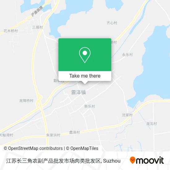 江苏长三角农副产品批发市场肉类批发区 map