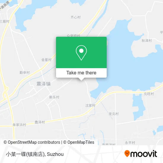 小菜一碟(镇南店) map