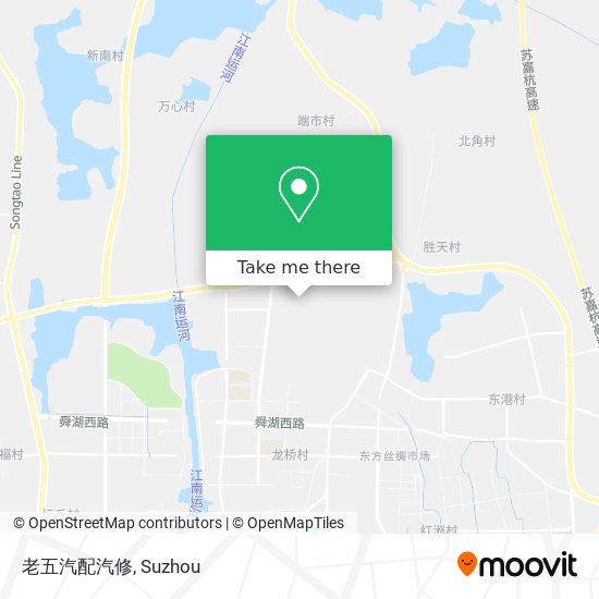 老五汽配汽修 map