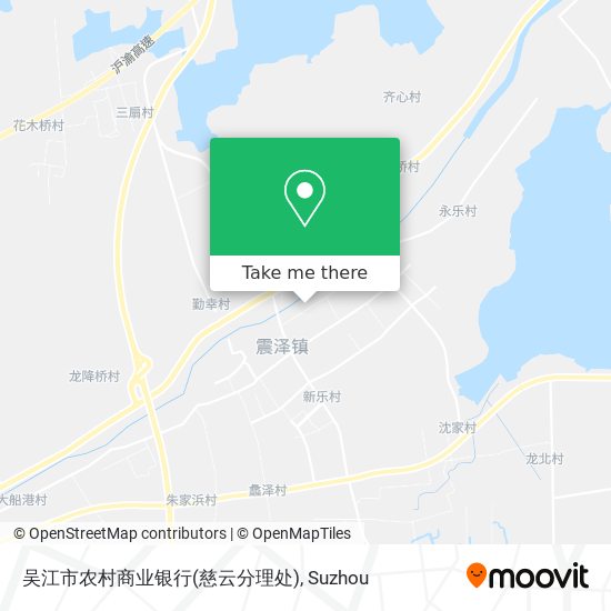 吴江市农村商业银行(慈云分理处) map