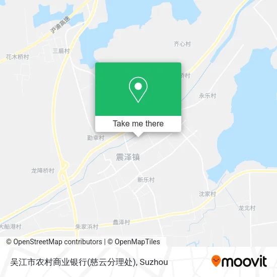 吴江市农村商业银行(慈云分理处) map