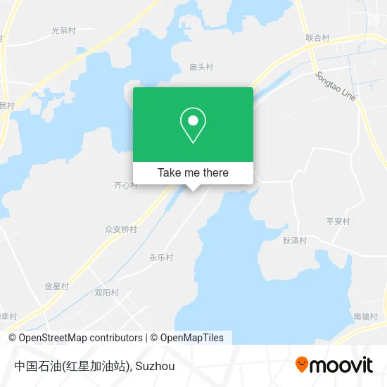 中国石油(红星加油站) map