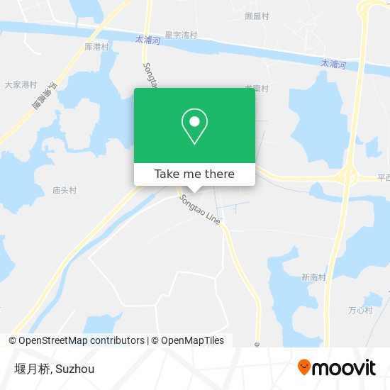 堰月桥 map