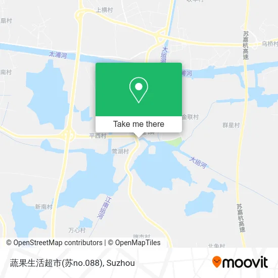 蔬果生活超市(苏no.088) map