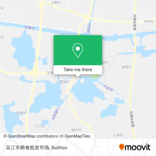 吴江市粮食批发市场 map