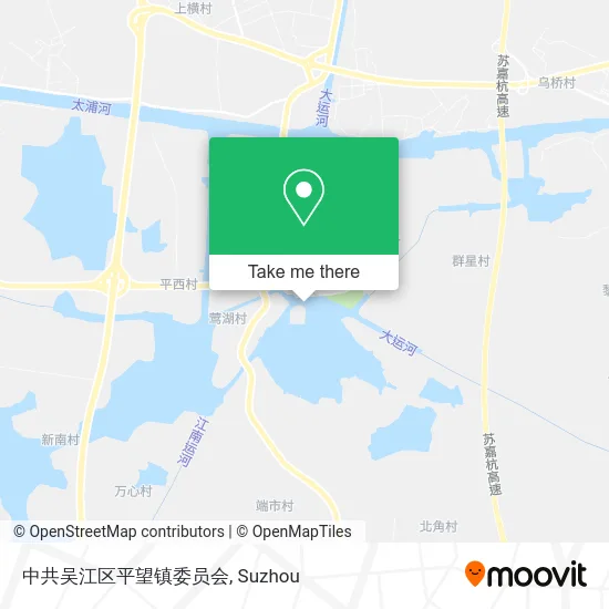 中共吴江区平望镇委员会 map