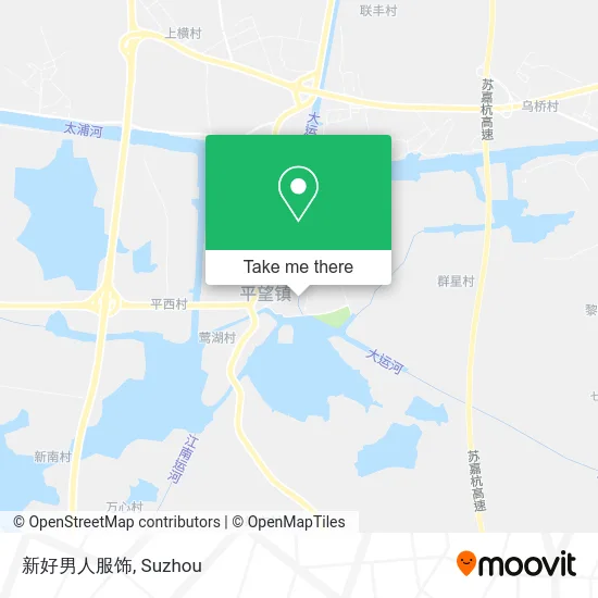 新好男人服饰 map