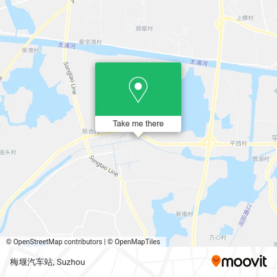 梅堰汽车站 map