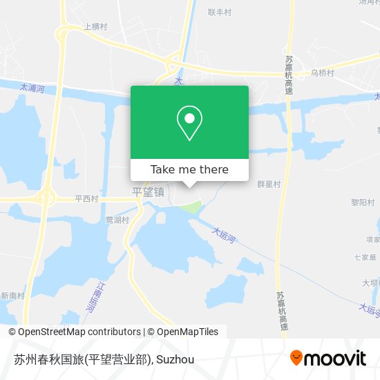 苏州春秋国旅(平望营业部) map