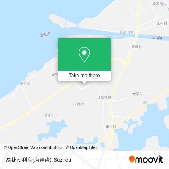 易捷便利店(庙震路) map
