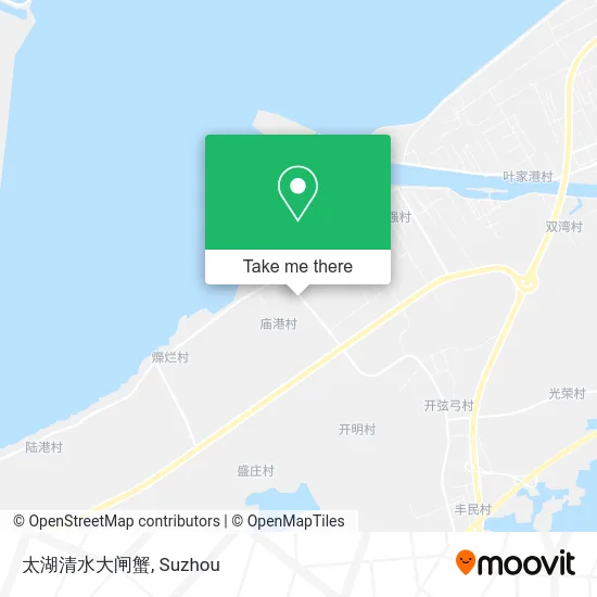 太湖清水大闸蟹 map