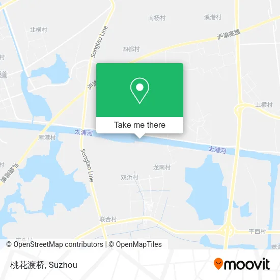 桃花渡桥 map