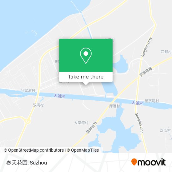 春天花园 map