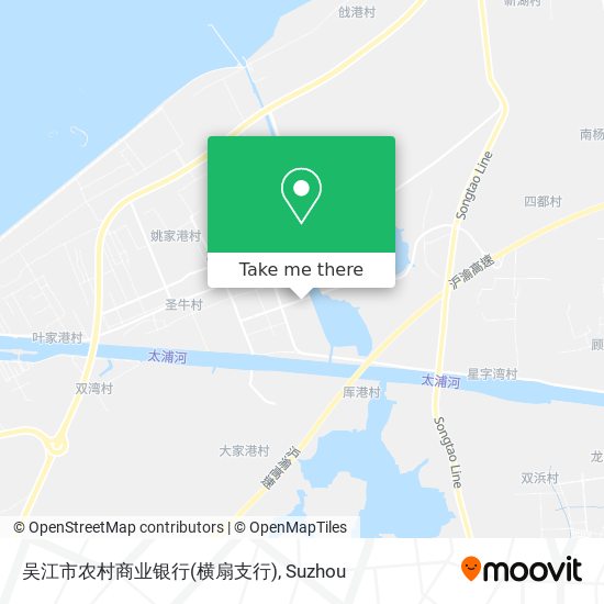 吴江市农村商业银行(横扇支行) map