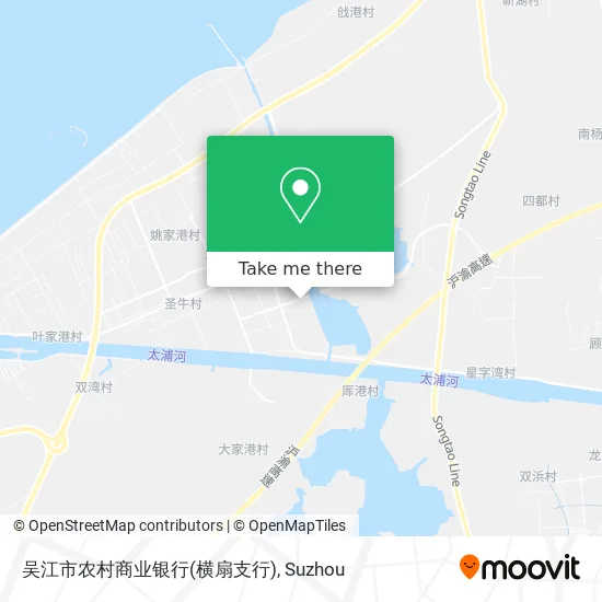 吴江市农村商业银行(横扇支行) map