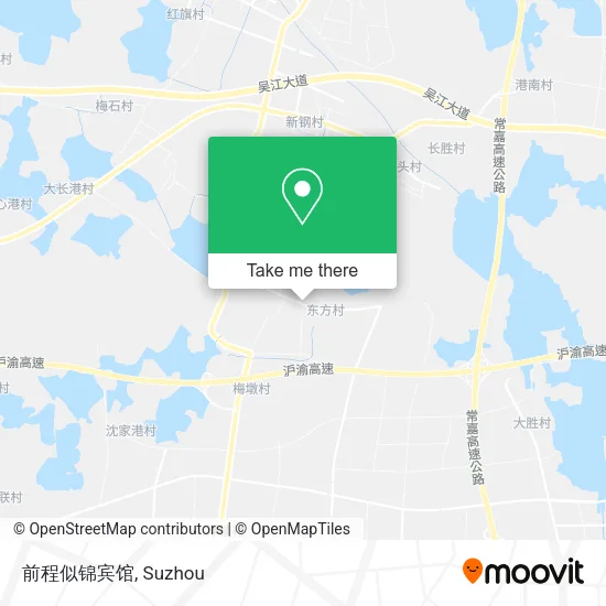 前程似锦宾馆 map