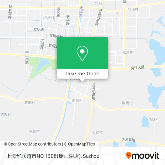 上海华联超市NO.1308(庞山湖店) map