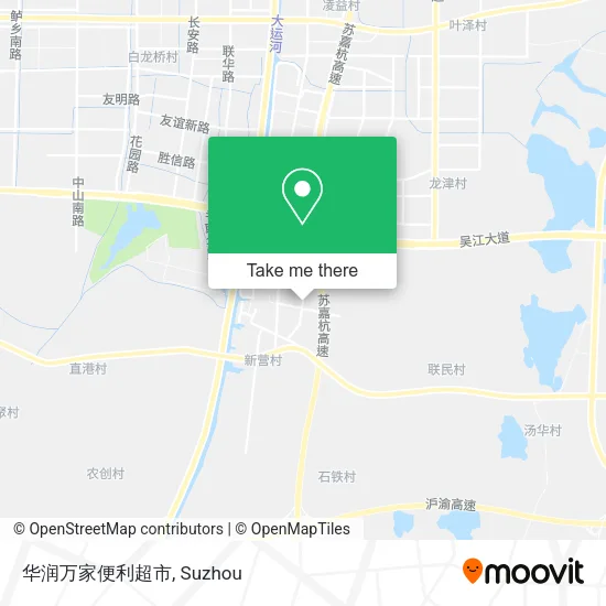 华润万家便利超市 map