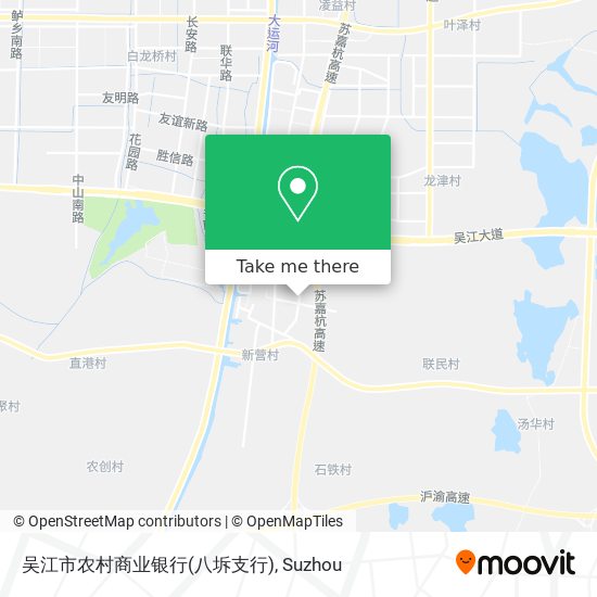 吴江市农村商业银行(八坼支行) map